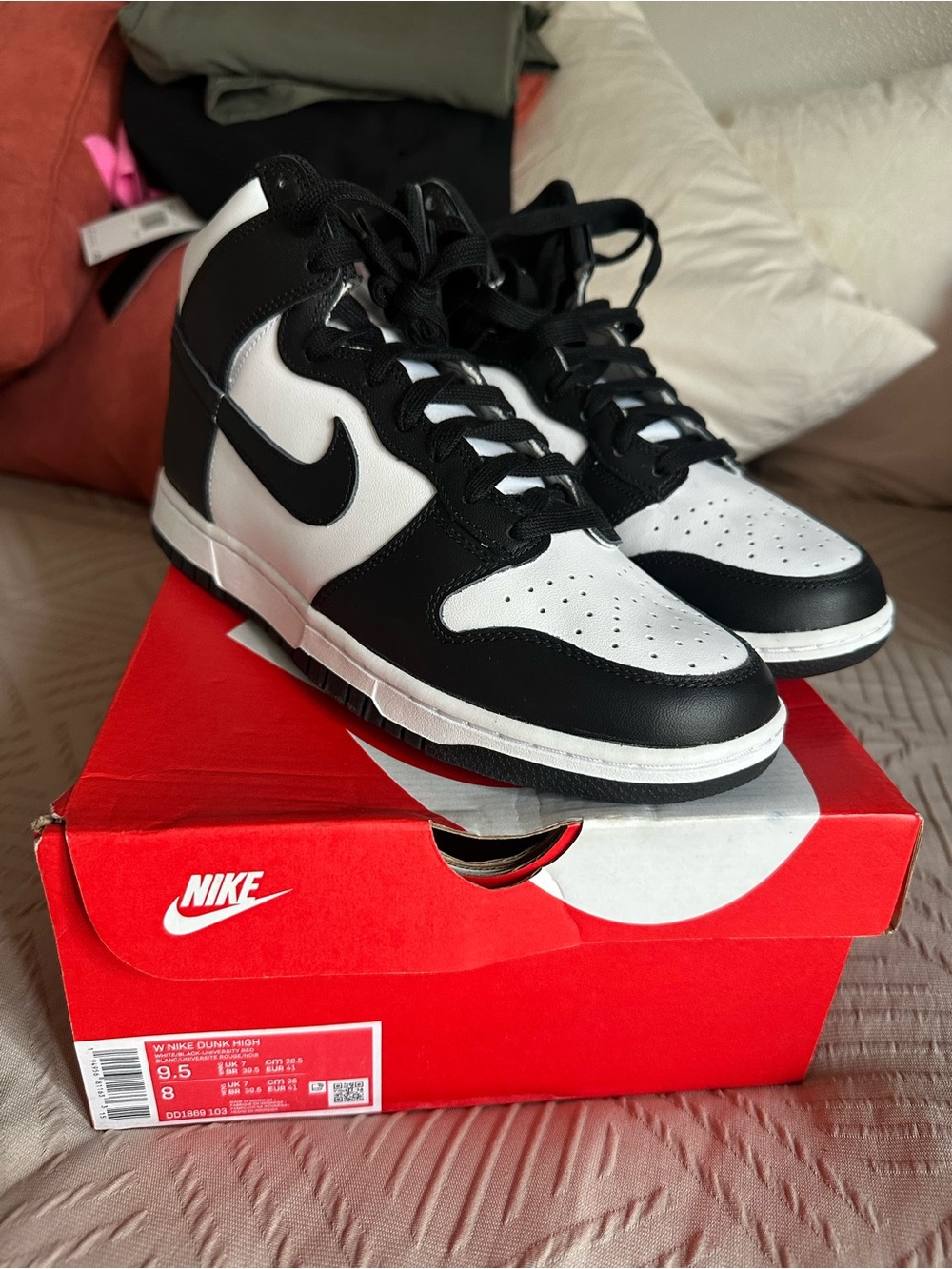 Nike Dunk High White & Black Women’s Sneakers